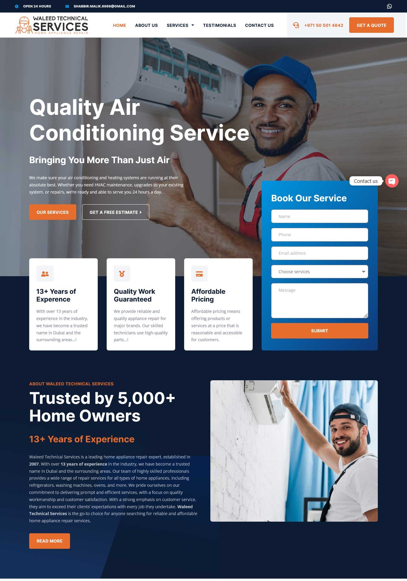 Waleed Technical Services - Home-Appliance Repair